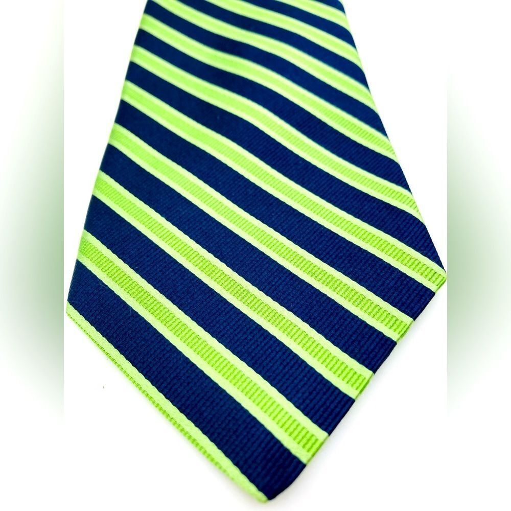 Nordstrom Men’s 100% Silk Striped Neck Tie - Picture 6 of 6